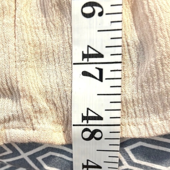 Baeverly,Gorgeous Lined,Cream,TwirlAble Dress,Faux Embellis’d Drawstring,Size M - Picture 9 of 9